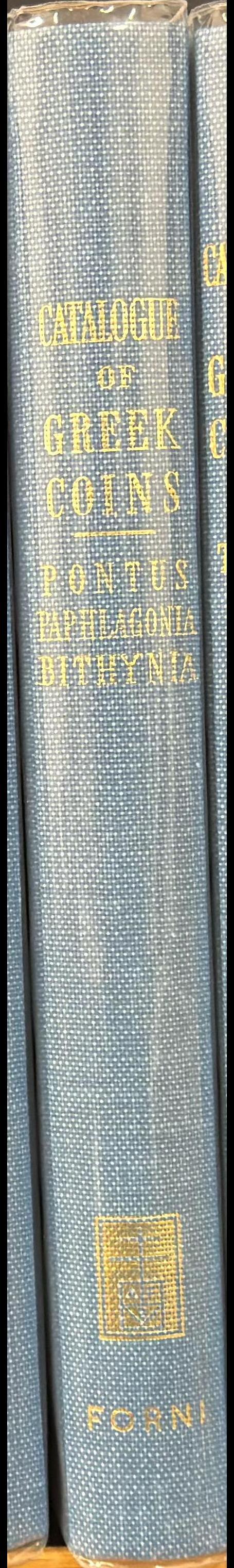 Catalogue of Greek coins : Pontus, Paphlagonia, Bithynia, and the Kingdom of Bosporus spine