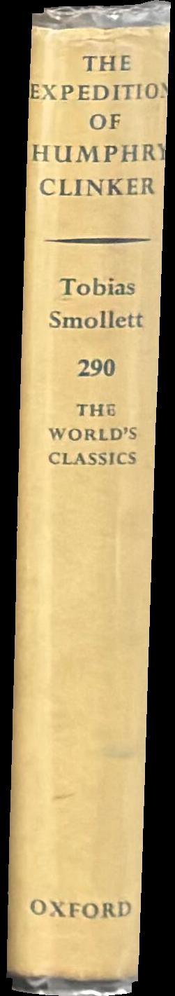 The expedition of Humphry Clinker spine