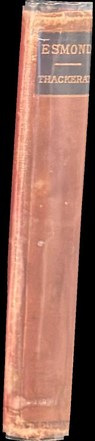 The history of Henry Esmond, Esq., a colonel in the service of Her Majesty Queen Anne written by himself spine