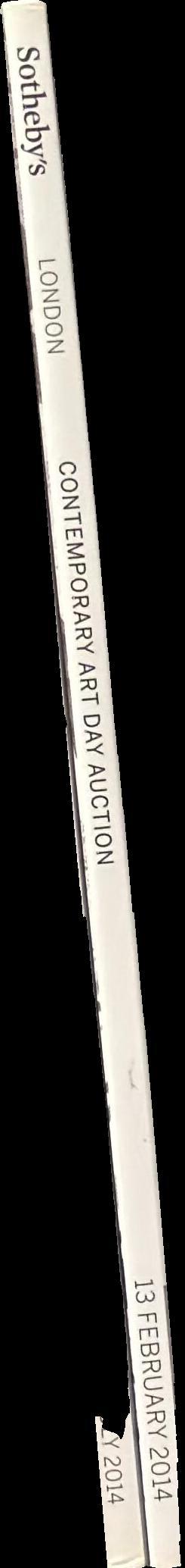 Contemporary art day auction : auction in London, 13 February 2014 spine