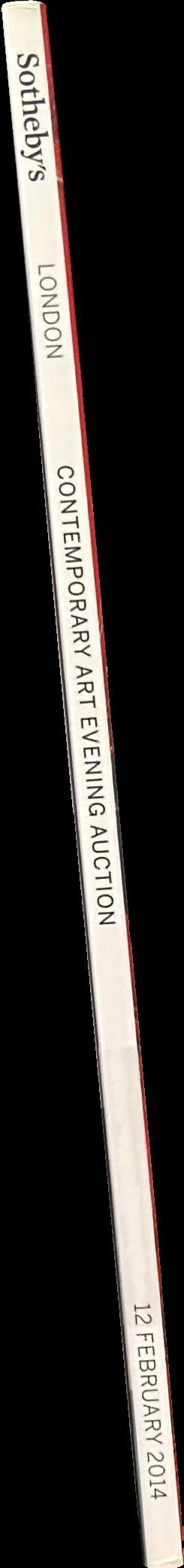 Contemporary art evening auction : auction in London, 12 February 2014, 7 pm spine
