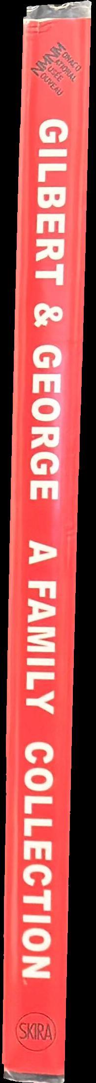 Gilbert & George art exhibition 2014 : 'A Family Collection' spine