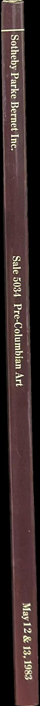 Important pre-Columbian art : auction, Thursday May 12 at 10:15 a.m. and 2 p.m., Friday May 13 at 10:15 a.m. spine