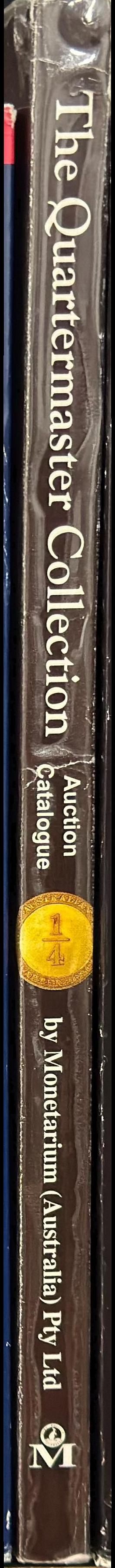 The Quartermaster Collection : auction catalogue, 4th of June, 2009, Sydney Mint Auditorium spine
