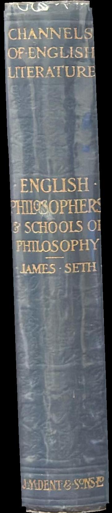 English philosophers and schools of philosophy spine