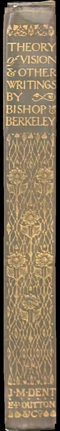 A new theory of vision and other select philosophical writings spine
