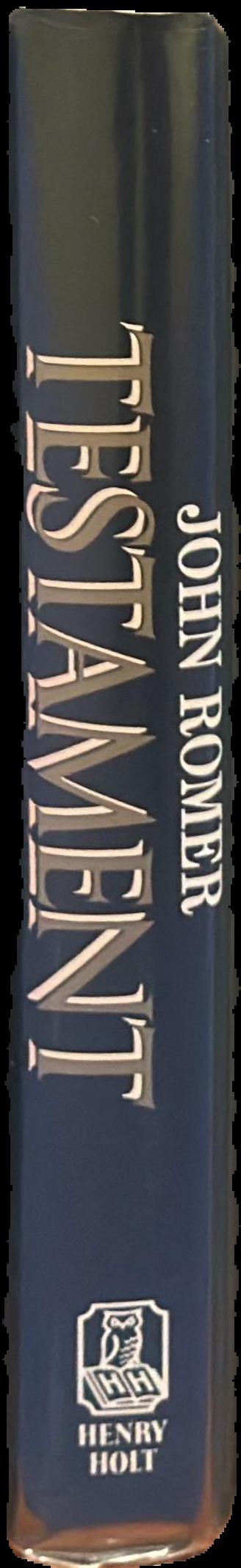 Testament : the Bible and history / John Romer spine