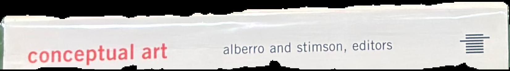 Conceptual art : a critical anthology spine