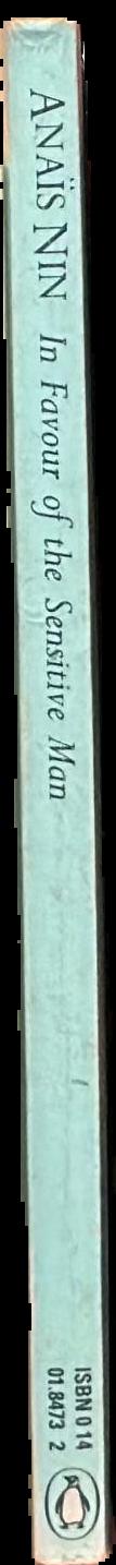 In favour of the sensitive man and other essays / Anais Nin spine