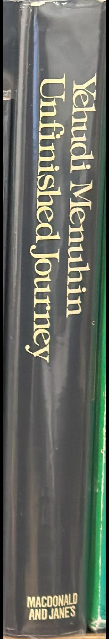 Yehudi Menuhin : unfinished journey spine