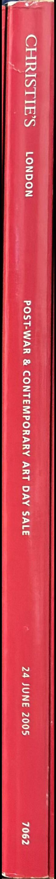 Post-war and contemporary art day sale : Friday 24 June 2005 spine