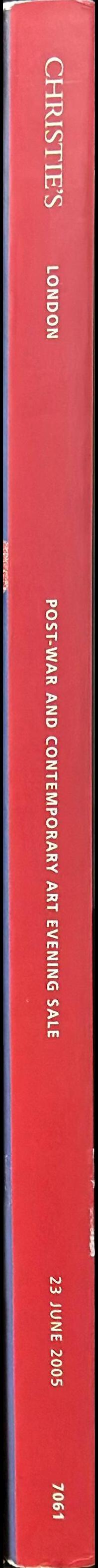 Post-war and contemporary art : Thursday 23 June 2005 spine