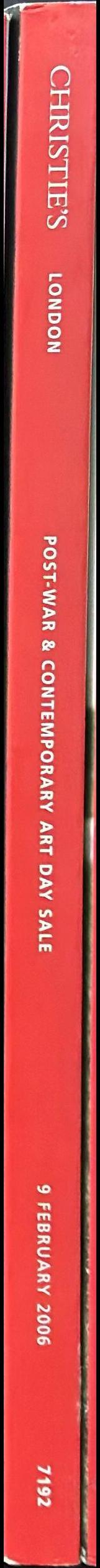 Post-war and contemporary art day sale : Thursday 9 February 2006 spine