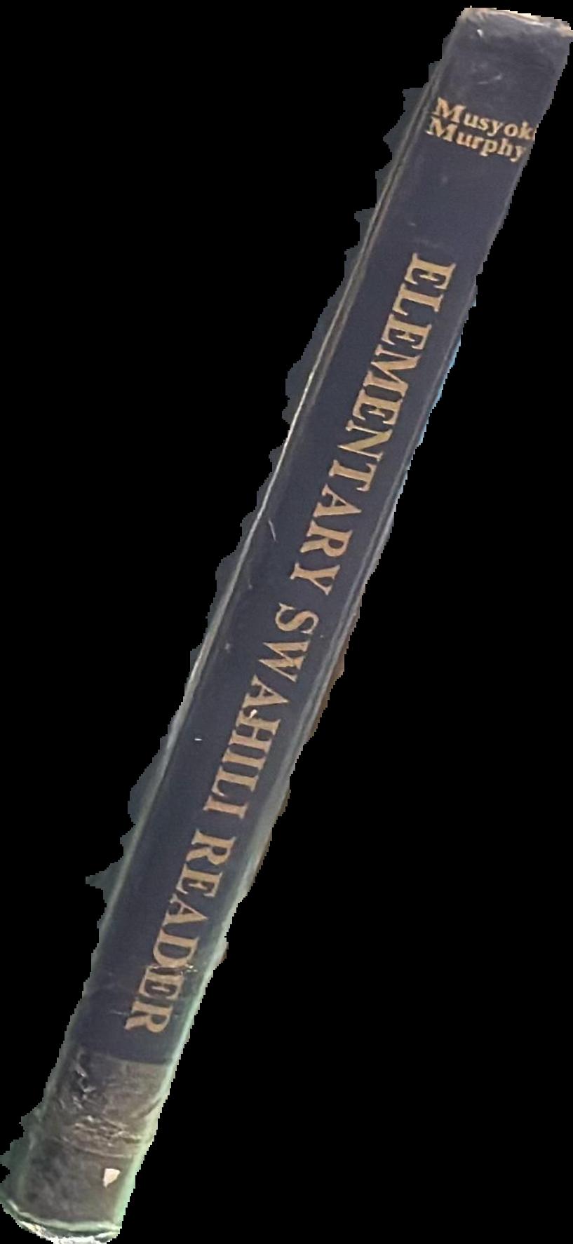 An elementary Swahili newspaper reader spine
