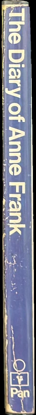 The diary of Anne Frank spine