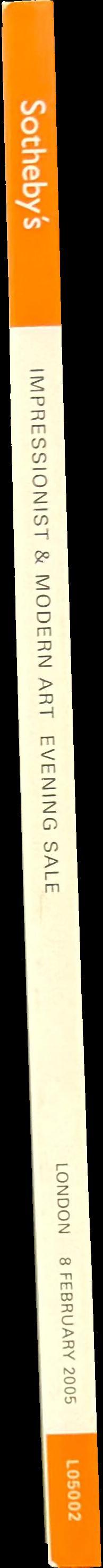 Impressionist and modern art evening sale : London, Tuesday 8 February 2005 spine