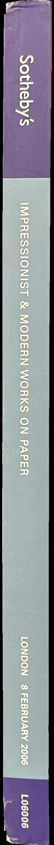Impressionist and modern works on paper : London, 8 February 2006 spine