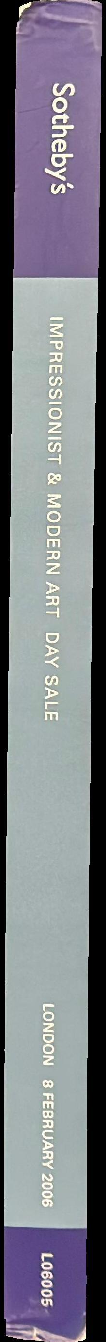 Impressionist and modern art day sale : London, 8 February 2006 spine