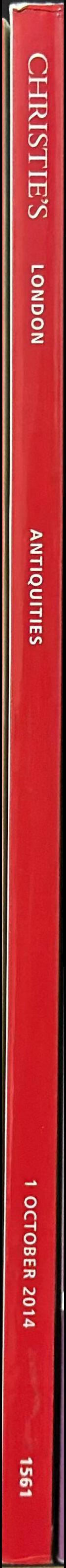 Antiquities : Wednesday, 1 October 2014 spine