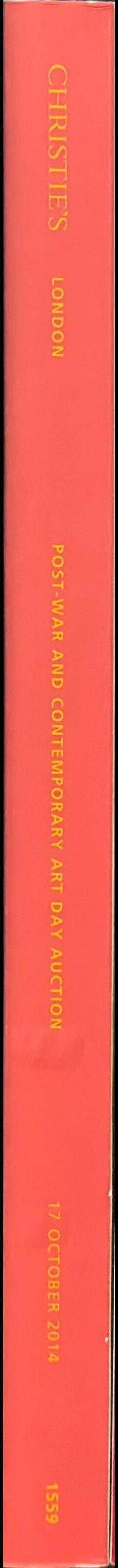 Post-war and contemporary art day auction : Friday 17 October 2014 spine