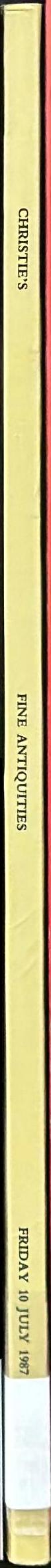 Fine antiquities : the property of the Rt. Hon Lord Nathan, The National Museum of American Art and from various sources spine