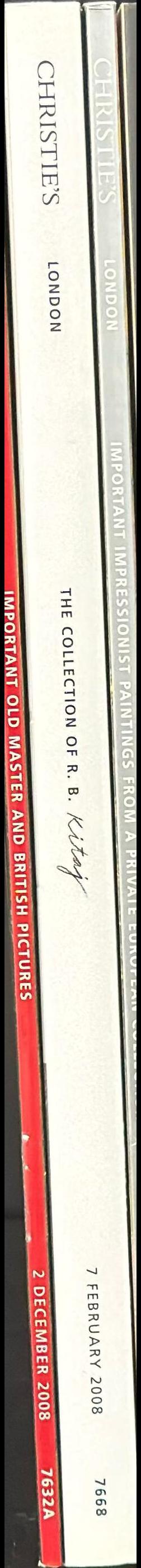 The collection of R. B. Kitaj : auction, Thursday 7 February 2008 at 1.00 pm spine