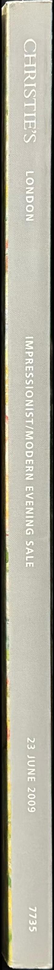 Impressionist/modern evening sale : Tuesday 23 June 2009 spine