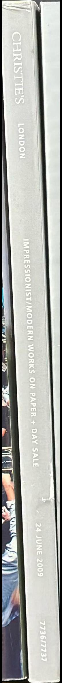 Impressionist/modern works on paper and day sale : Wednesday 24 June 2009 spine