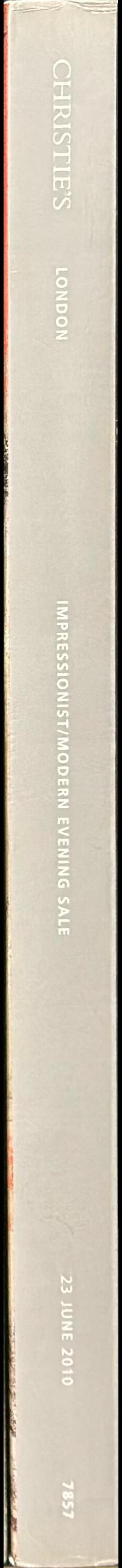 Impressionist/modern evening sale : Wednesday 23 June 2010 spine