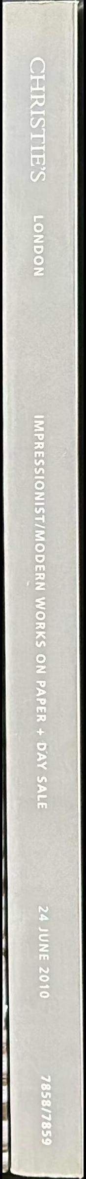 Impressionist/modern works on paper and day sale : Thursday 24 June 2010 spine