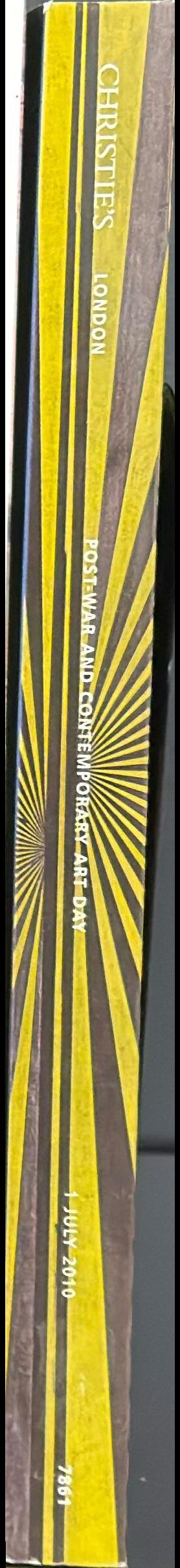 Post-war and contemporary art day auction : Thursday 1 July 2010 spine
