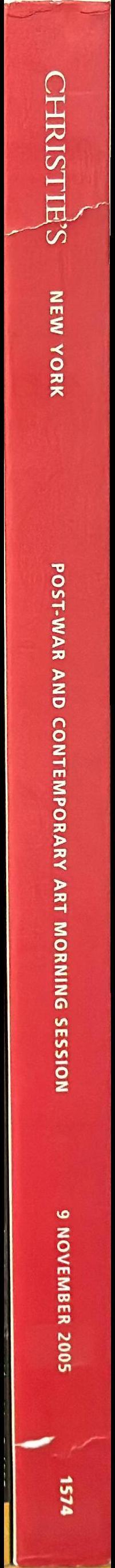 Post-war and contemporary art (morning session) : Wednesday 9 November 2005 spine