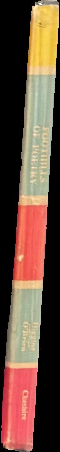 Foothills of poetry spine