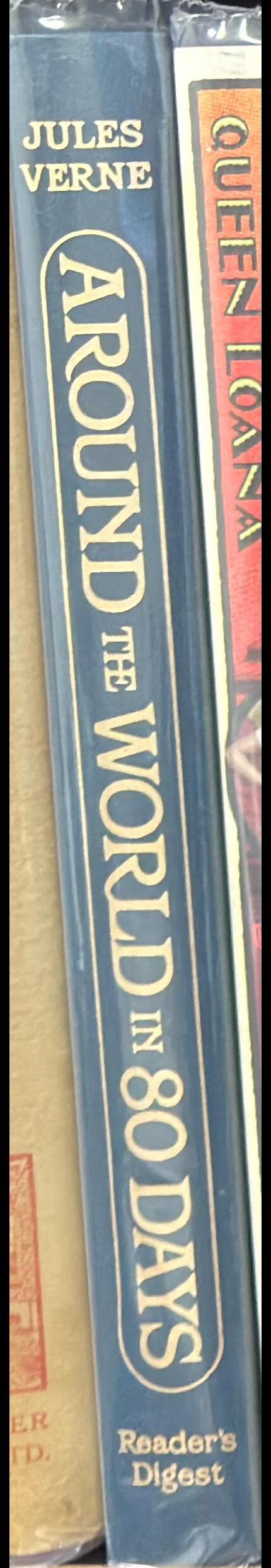 Around the world in 80 days spine