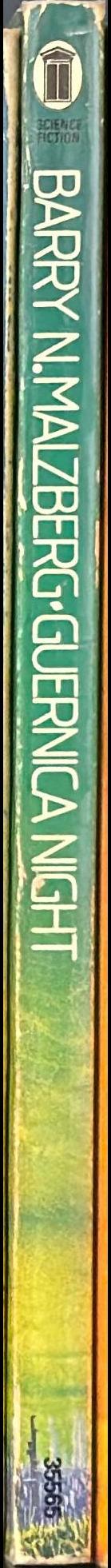 Guernica night / Barry Malzberg spine