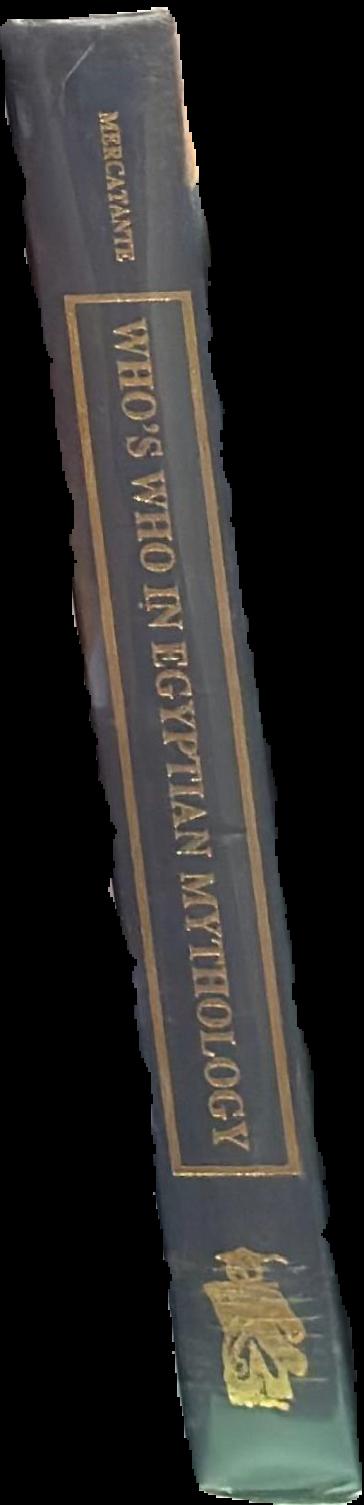 Who's who in Egyptian mythology spine