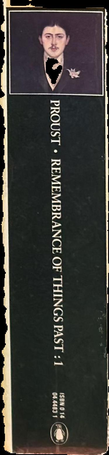 Remembrance of things past : volume one : Swann's way : within a budding grove spine