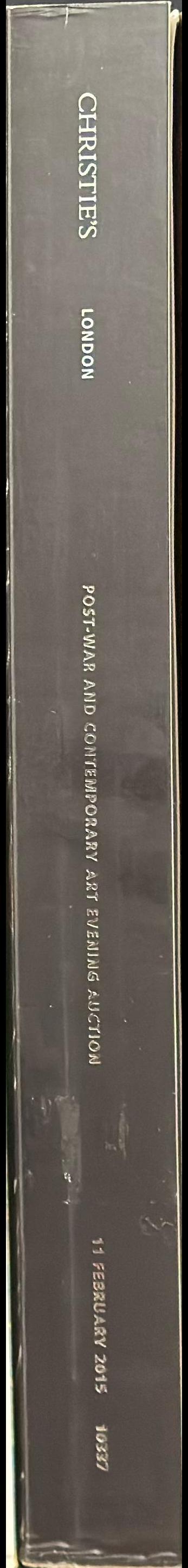 Post-war and contemporary art evening auction : Wednesday 11 February 2015 spine