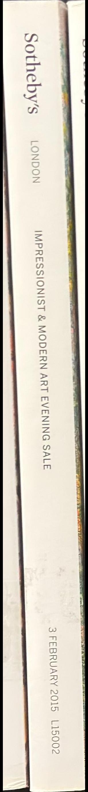 Impressionist and modern art evening sale : auction in London, 3 February 2015, 6.30 pm / Sotheby's spine