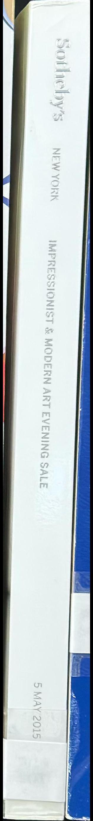 Impressionist & modern art evening sale : auction in New York, 5 May 2015 spine