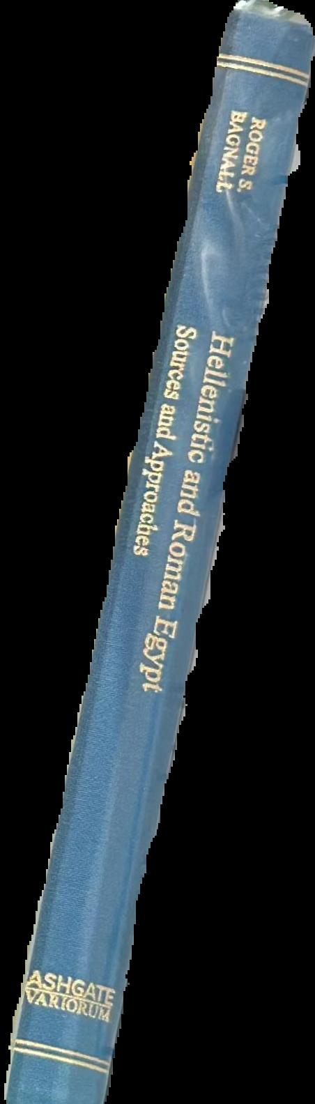 Hellenistic and Roman Egypt : sources and approaches spine