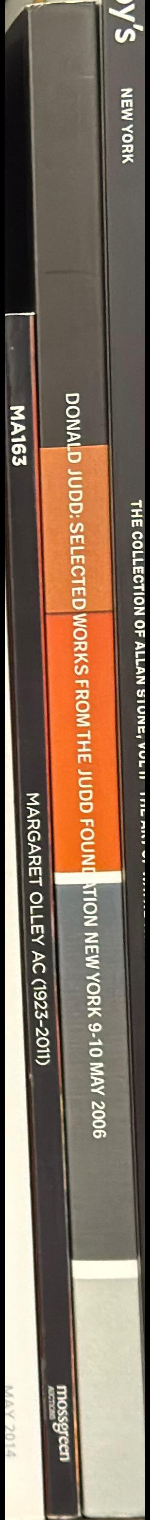 Donald Judd : selected works from the Judd Foundation spine