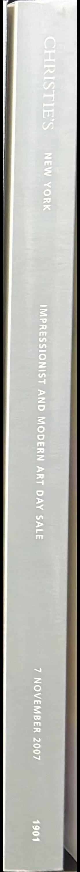 Impressionist and modern art : day sale, Wednesday 7 November 2007 spine