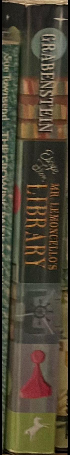 Escape from Mr. Lemoncello's library spine