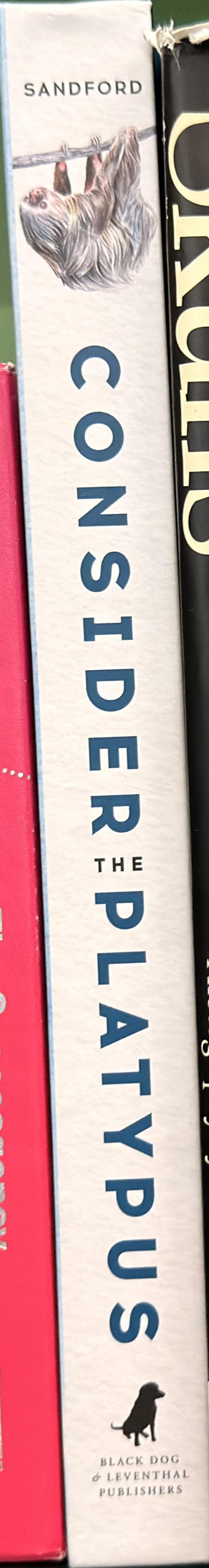 Consider the platypus spine