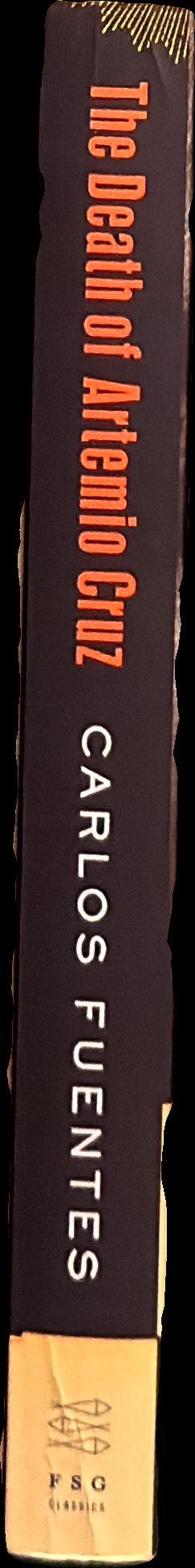 The death of Artemio Cruz spine