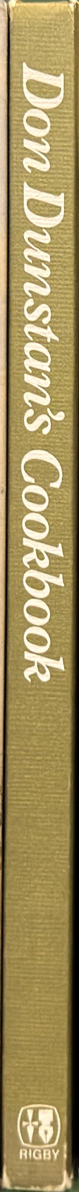 Don Dunstan's cookbook spine