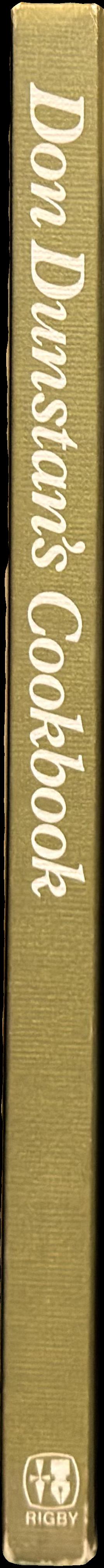 Don Dunstan's cookbook spine
