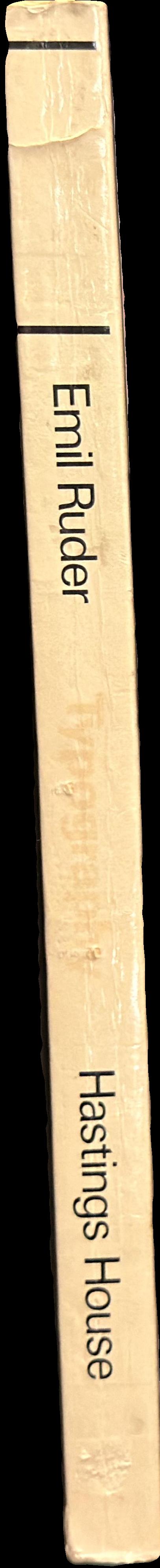 Typography : a manual of design spine