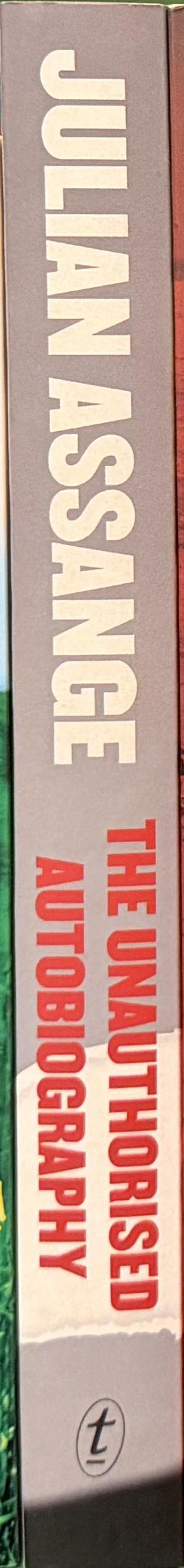 Julian Assange : the unauthorised autobiography spine